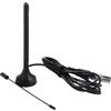 KIRVOS Antenna Radio FM/DAB Interna Universale | 3m Cavo Estensibile + Base Magnetica - Ottimizza Ricezione Stereo TV/Radio DAB+