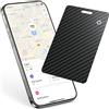Pohicoo Smart Air Tracker Card Tag, Ricaricabile Wallet Tracking Card Compatibile con Apple Dov'è(solo iOS), Localizzatore Portafoglio sottile 1,7 mm per Borsa, Bagaglio, Passaporto