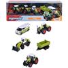 SIMBA TOYS ITALIA SRL Majorette Farm Claas Gift Pack 5 Mezzi Agricoli