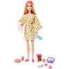 TOYS ONE Mattel HKT90 Barbie Giornata alla Spa, Bambola con Cucciolo