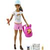 TOYS ONE Mattel GKH73 Barbie Escursionista con Cucciolo ed Accessori