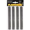 4R Quattroerre.it - 5729 - Strisce Rifrangenti per Plastiche Moto, Nero, 19,2 x 9,5 cm