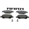 FERODO Kit pastiglie freni Anteriore non predisposto per visualizzazione avviso usura con accessori FDB1790 Compatibilità con CITROËN C1 PM, PN, PEUGEOT 107 Hatchback PM, PN 108, TOYOTA AYGO WNB1