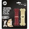Tasty Bone Juguete, Pack de 2