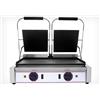 Beckers Piastra Grill Elettrica L2 - Piastra Superiore e Inferiore Lisce - Dimensione Piano Cm 48 x 24