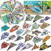 Elfew 48 Aerei di Carta da Piegare e Lanciare, Origami per Bambini, Aeroplani Carta Origami - Aerei Giocattolo Adatto a Bambini dai 6 8 9 10 Anni