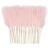 obbsie 50 pezzi di erba pampa sintetica rosa, 54,9 cm, erba pomposa, fiori finti floreali, rami di erba finta, riempitivo per vasi e composizioni floreali per casa, matrimonio, decorazione bohémien