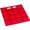 Playmags: Super Durable Costruzione Stabilizzatore Piastrelle 12x12 con Maniglia per Il Gioco Facile - Magnete Piastrelle Set Opere con Marchi Leader (i Colori Possono variare)