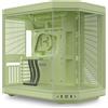 HYTE Case HYTE Y70 - Mid Tower ATX, vetro panoramico a 3 pannelli, supporta fino a 4 slot GPU, Matcha Milk