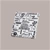 LUCGEL SRL Scatola Carta Bianca Vintage Asporto PIZZA 33x33H3 cm 25 pezzi