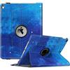 Fintie Rotating Case for iPad Air (3rd Gen) 10.5 2019 / iPad Pro 10.5 2017 with Built-in Pencil Holder - 360 Degree Rotating Stand Protective Cover, Auto Sleep/Wake (Starry Sky)