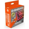 SteelSeries PrismCaps, Copritasti in stile pudding a doppio scatto, Robusta termoplastica PBT, Compatibile con la maggior parte delle tastiere meccaniche, Steli MX, Nera (Layout US)