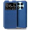 Cool Custodia Flip Cover per Xiaomi Redmi Note 14 Pro 5G / Note 14 Pro Plus 5G / Poco X7 (Blu)