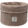 Jollein Cestino portaoggetti per fasciatoio - Cloudy Rib - Milky Coffee - Organizer per fasciatoio - Accessorio per fasciatoio - 14x18cm
