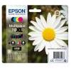 EPSON ORIGINALE Epson Multipack nero / ciano / magenta / giallo C13T18164012 18 XL ~1850 Pagine 4 cartucce d'inchiostro XL: T1811 + T1812 + T1813 + T1814 C13T18164012 18 XL EAN 8715946518183