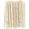 FERRIBIELLA Bastoncini Bianchi Arrotolati Snack Cani - 25pz, 75g, 12 cm