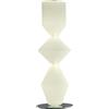 Mogg - Lampada da pavimento Costantina - Bianco - Vetro soffiato opalino - Designer Nava + Arosio
