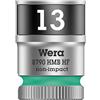 Wera Heller 05003747001 8790 HMB HF - Inserto per chiave ciclonica con attacco da 3/8 con funzione di supporto, 13 x 29 mm, 13