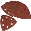 FERM Carta abrasiva G120 (10 pezzi) - per levigatrice a delta e utensile multifunzione