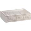 Gedy Vivienne Portasapone, Ceramica, Bianco, Taglia unica