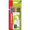 STABILO GREENcolors - Matita colorata Ecosostenibile - Astuccio da 12 - Colori assortiti