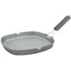 Tognana Porcellane Tognana Mythos Grill Quadra con Manico Pieghevole 28 cm