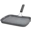 Tognana Porcellane Tognana Mythos Grill Rettangolare con Manico Pieghevole 34 x 24 cm