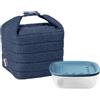 Guzzini Set Borsa Termica con Contenitore Salvafreschezza Handy Jeans On The Go
