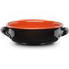 Terrecotte Lotti Casseruola Tegame in Terracotta Valdelsa con 2 Manici Ø 18 cm