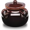 Terrecotte Lotti Fagioliera in Terracotta Valdelsa con 2 Manici Ø 20 cm
