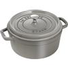 Staub Cocotte Rotonda in Ghisa con Coperchio - Grigio Grafite