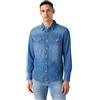 Wrangler Camicia Uomo, Icona Mid Stone, XXL