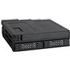 ICYDOCK ICY DOCK Mobile Rack 2x2.5" SATA/SAS ICY DOCK MB602SPO-BODD sottile1x5.25