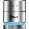 Wera, 8790 HMB Bussola per cricchetto Zyklop con attacco da 3/8, 11/16 pollice
