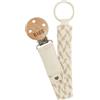Bibs - Pacci Braid Clip Universale Per Ciuccio Avorio/Vaniglia