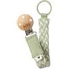 Bibs - Pacci Braid Clip Universale Per Ciuccio Salvia/Avorio