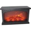 REBIRTH20 Lanterna Caminetto LED Rete Effetto Fiamma Realistica 31x12x18 cm Idea Regalo