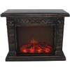 REBIRTH20 Lanterna Caminetto LED Rete Effetto Fiamma Realistica 41x17x33 cm Idea Regalo