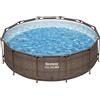 Bestway Piscina solo struttura effetto rattan - 366x100 cm