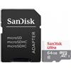 SanDisk 64GB Ultra microSDXC Classe 10 SDSQUNR-064G-GN3MA