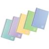 Blasetti One Color Pastello - Quaderno a Spirale A4-5M Quadretti 5mm - 6pz | Blasetti: spirale A4, carta 80gr, copertina PPL lavabile, fori archiviazione, colori pastello, conf. da 6.