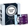 MISTER SIZE - Pure Feel Profilattici Lubrificanti (Extra Sottili, Extra Lubrificati) / Taglia Individuale 69 mm a un Pacco da 3 - Preservativi Sottili 100% Lattice Naturale