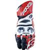 Five Guanti Moto Five RFX RACE Bianco Rosso
