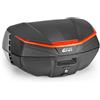 Givi Bauletto Moto Monokey Givi V49 AIR Nero Catadiottro Rosso