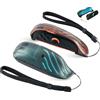 NiTHO Grip Mouse Compatibile con Controller Switch 2, Impugnatura Ergonomica per Modalità Mouse e Giochi FPS con Cinturino da Polso, Accessori Gaming per Switch 2 (Set da 2, Blu e Arancione)