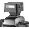 ZENIKO ZT08 C TTL Mini flash per fotocamere EOS (E-TTL II), 47g, obiettivo grandangolare da 28mm, design retrò in metallo/pelle con display OLED, 740 flash, ricarica rapida (Black)