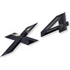 MCK Auto - X4 Gloss Black Logo del bagagliaio posteriore Modifica tuning emblema distintivo posteriore F26 G02