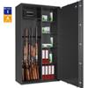 Bordogna Portafucili con chiave 8 posti LB 18/C GUN interno attrezzato Dim. H.1550 x L.850 x P.420