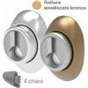 Mottura Defender magnetico a ghiera 8-14 mm DF48 4 chiavi anodizzato Bronzo