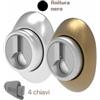 Mottura Defender magnetico a ghiera 8-14 mm DF48P 4 chiavi inestraibili Nero